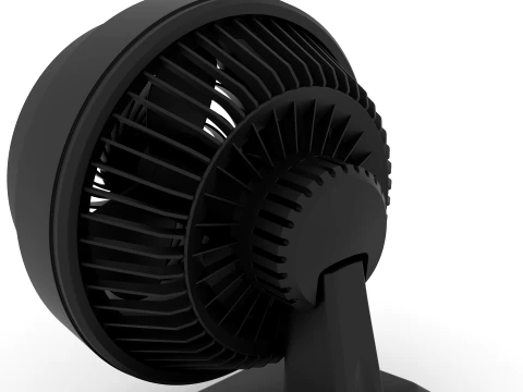 Table Fan 3D Model