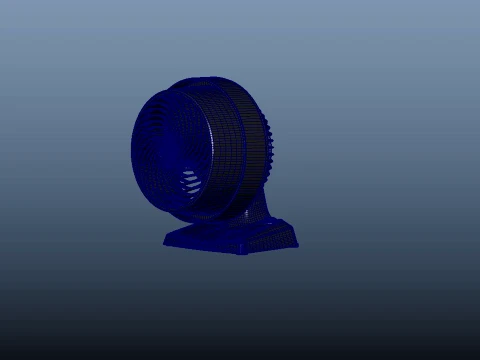 Table Fan 3D Model