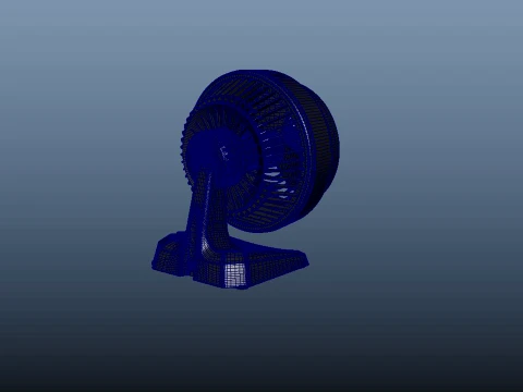 Table Fan 3D Model