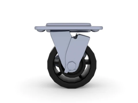 Heavy Duty Castor Wheels 3D Model
