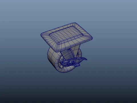 Heavy Duty Castor Wheels 3D Model