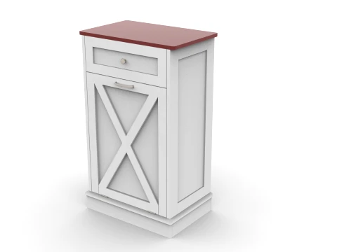 Trash Cabinet 3D Model