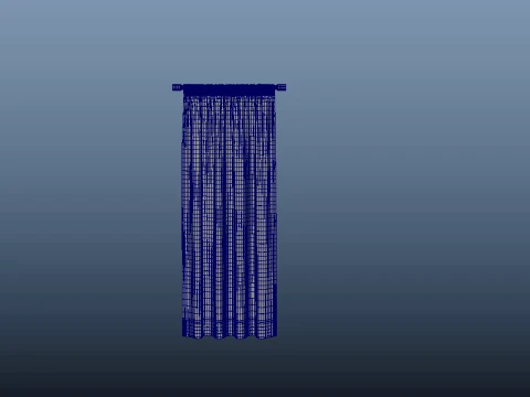 Curtains 3D Model