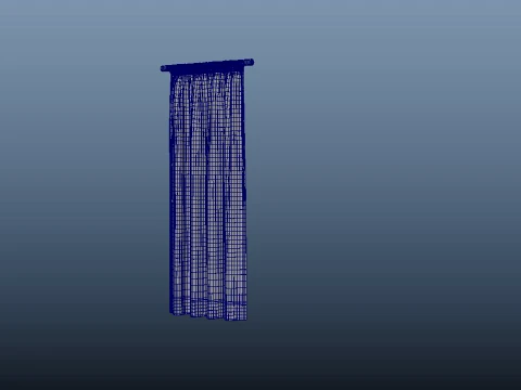 Curtains 3D Model