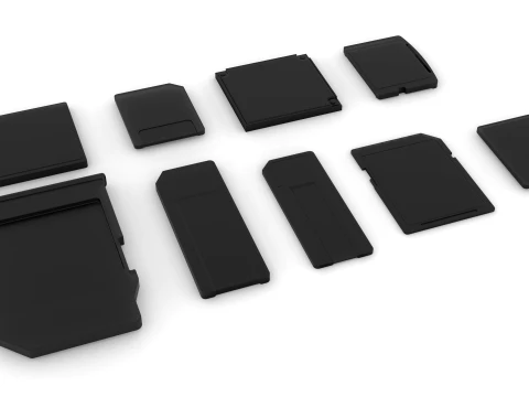 メモリーカード 3Dモデル
