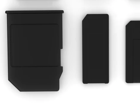 メモリーカード 3Dモデル