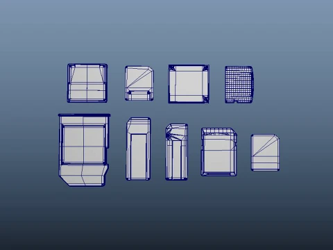 メモリーカード 3Dモデル