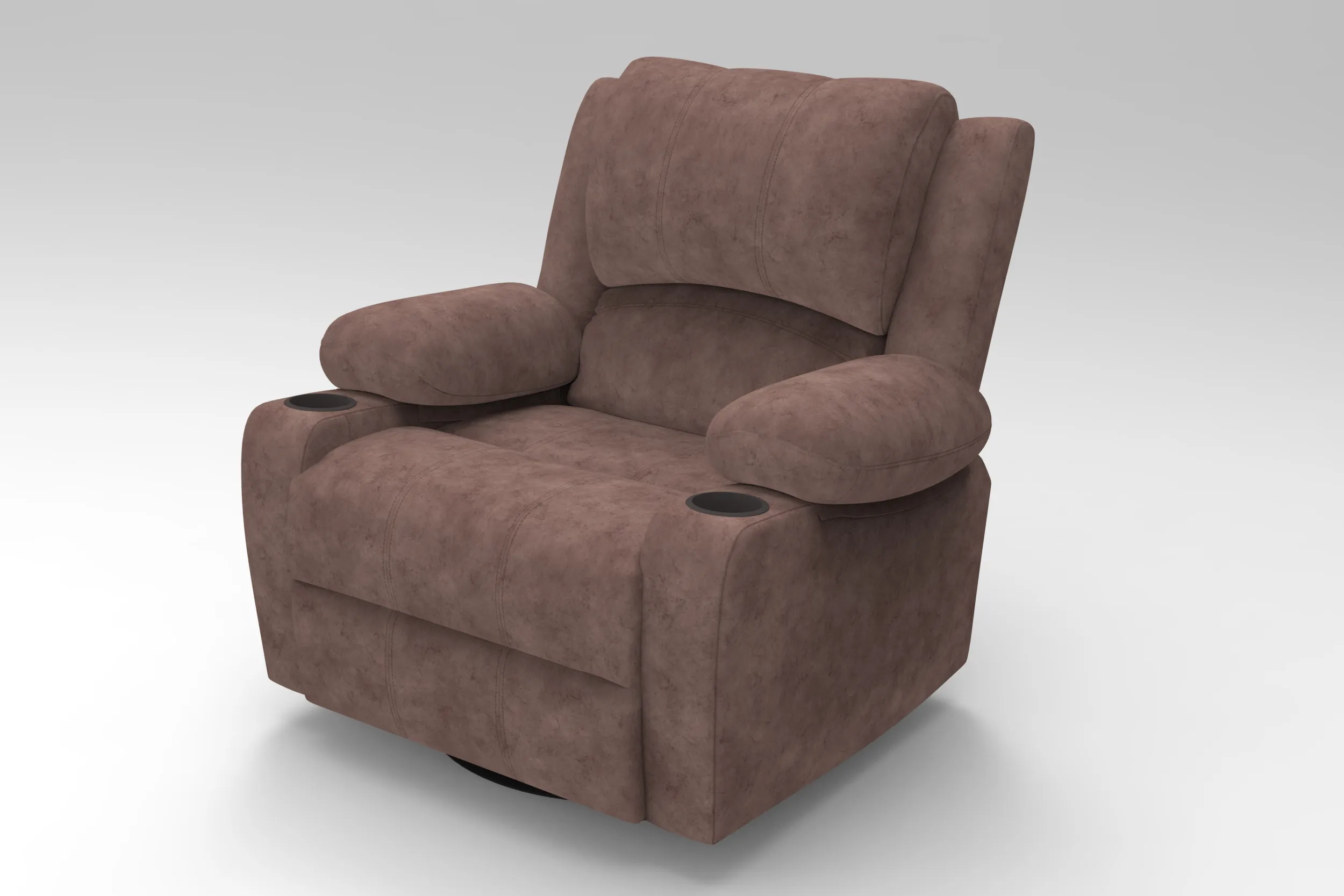 Recliner Chair 3D Model .c4d .max .obj .3ds .fbx .stl .blend 