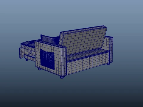 スリーパーソファベッド 3Dモデル
