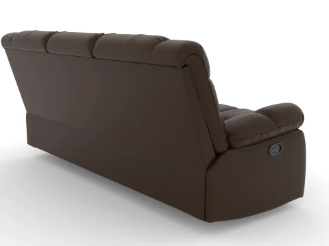 Sof&aacute; reclin&aacute;vel de 3 lugares Modelo 3D