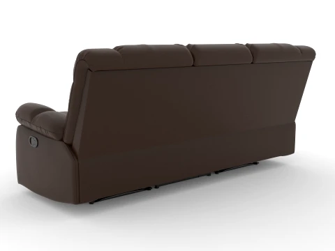 Sof&aacute; reclin&aacute;vel de 3 lugares Modelo 3D