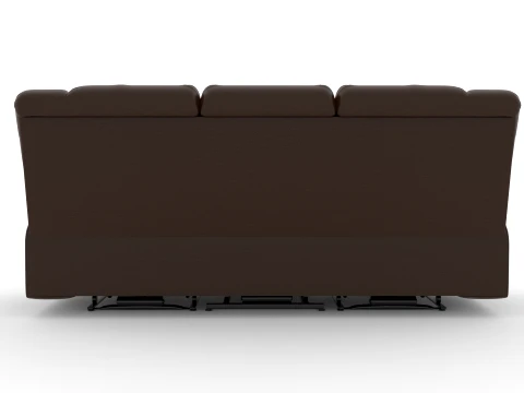 Sof&aacute; reclin&aacute;vel de 3 lugares Modelo 3D