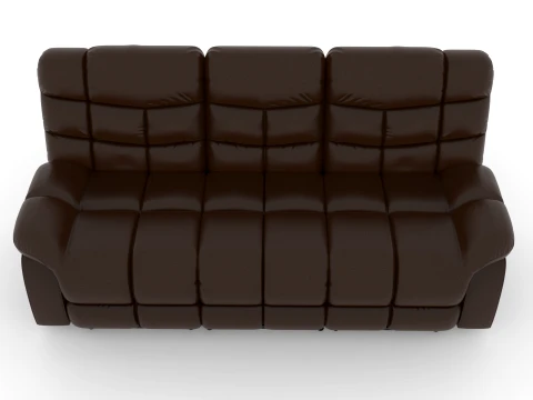 Sof&aacute; reclin&aacute;vel de 3 lugares Modelo 3D