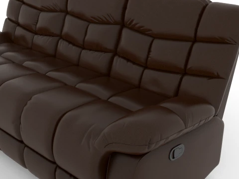 Sof&aacute; reclin&aacute;vel de 3 lugares Modelo 3D