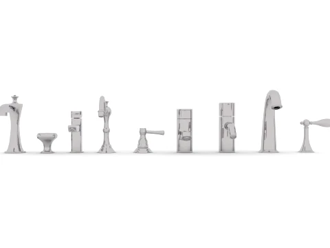 浴室の蛇口 3Dモデル