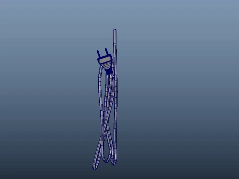 電源ケーブル 3Dモデル