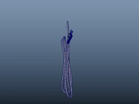 電源ケーブル 3Dモデル