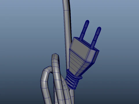 電源ケーブル 3Dモデル
