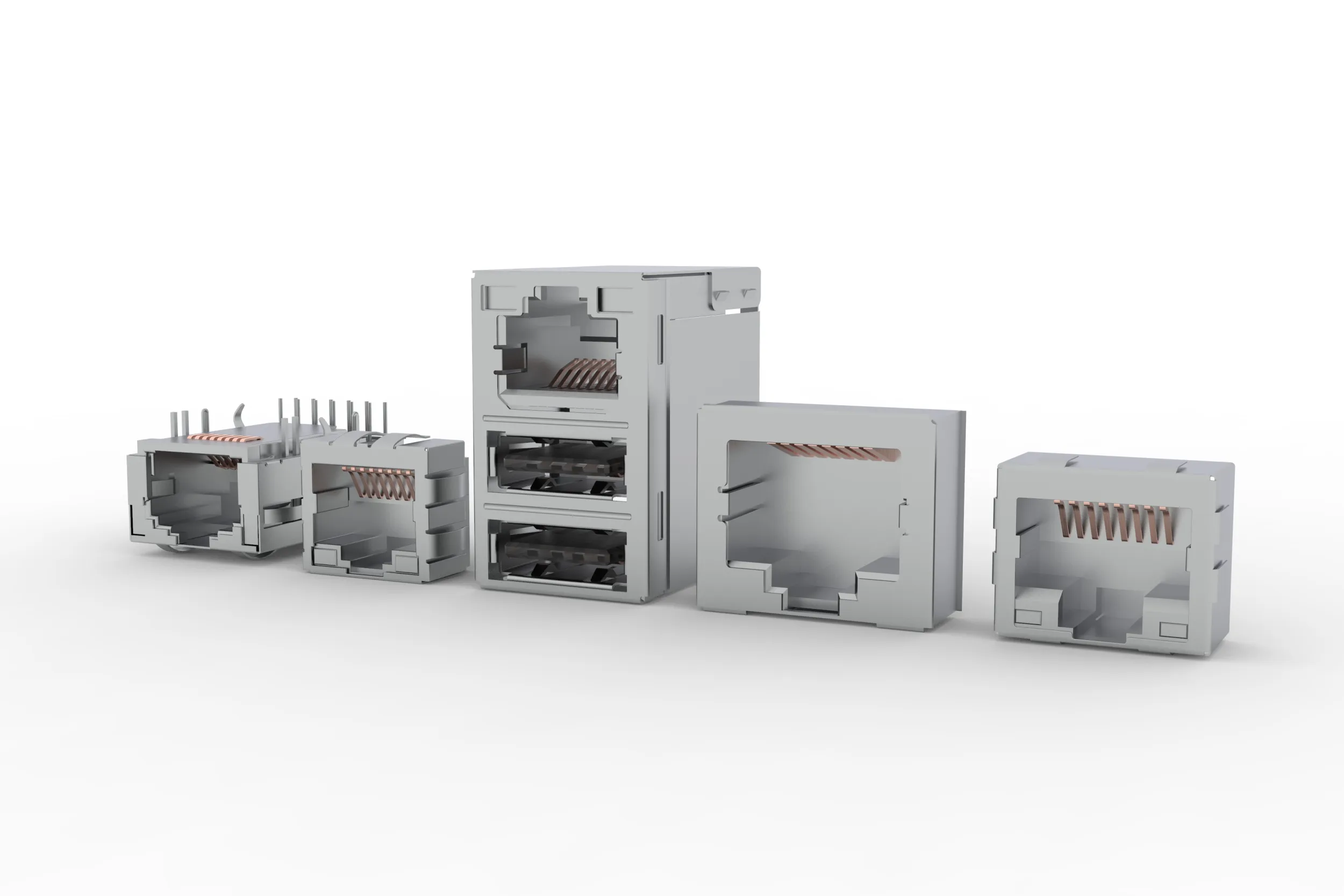 Ethernet-Anschluss 3D Modell .c4d .max .obj .3ds .fbx .stl .blend 