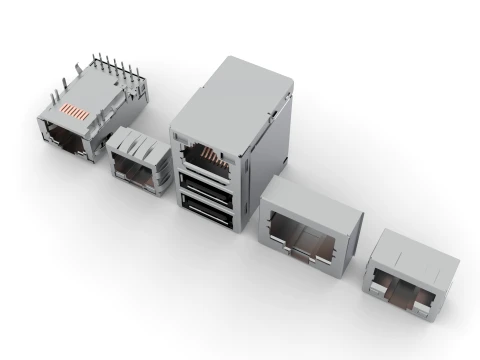 Ethernet-Anschluss 3D Modell