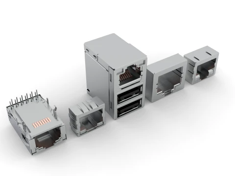 Ethernet-Anschluss 3D Modell