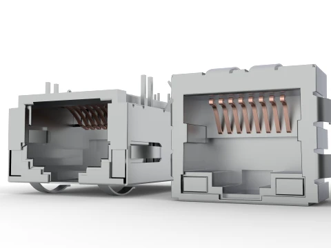 Ethernet-Anschluss 3D Modell