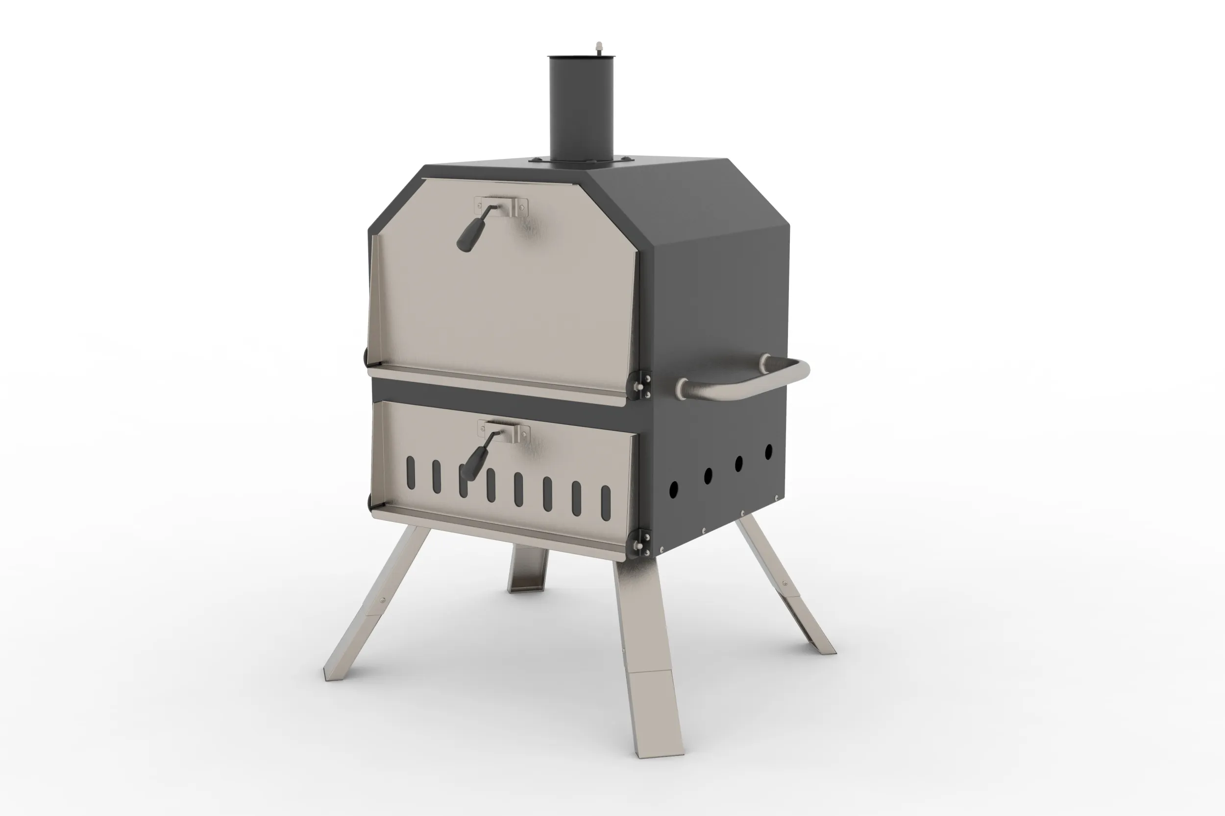Pizza Oven 3D Model .c4d .max .obj .3ds .fbx .stl .blend 