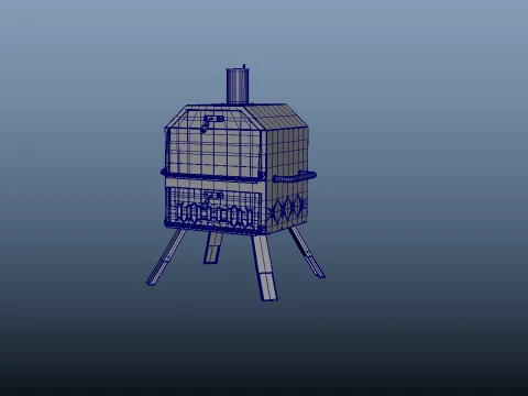 Pizza Oven 3D Model