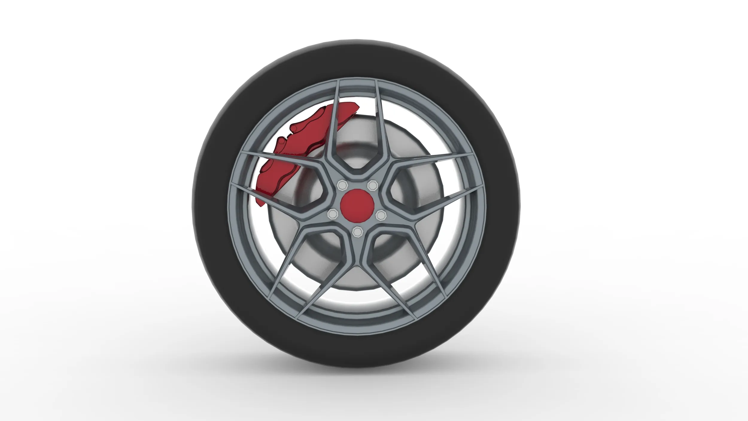 Wheel 3D Model .c4d .max .obj .3ds .fbx .stl .blend 