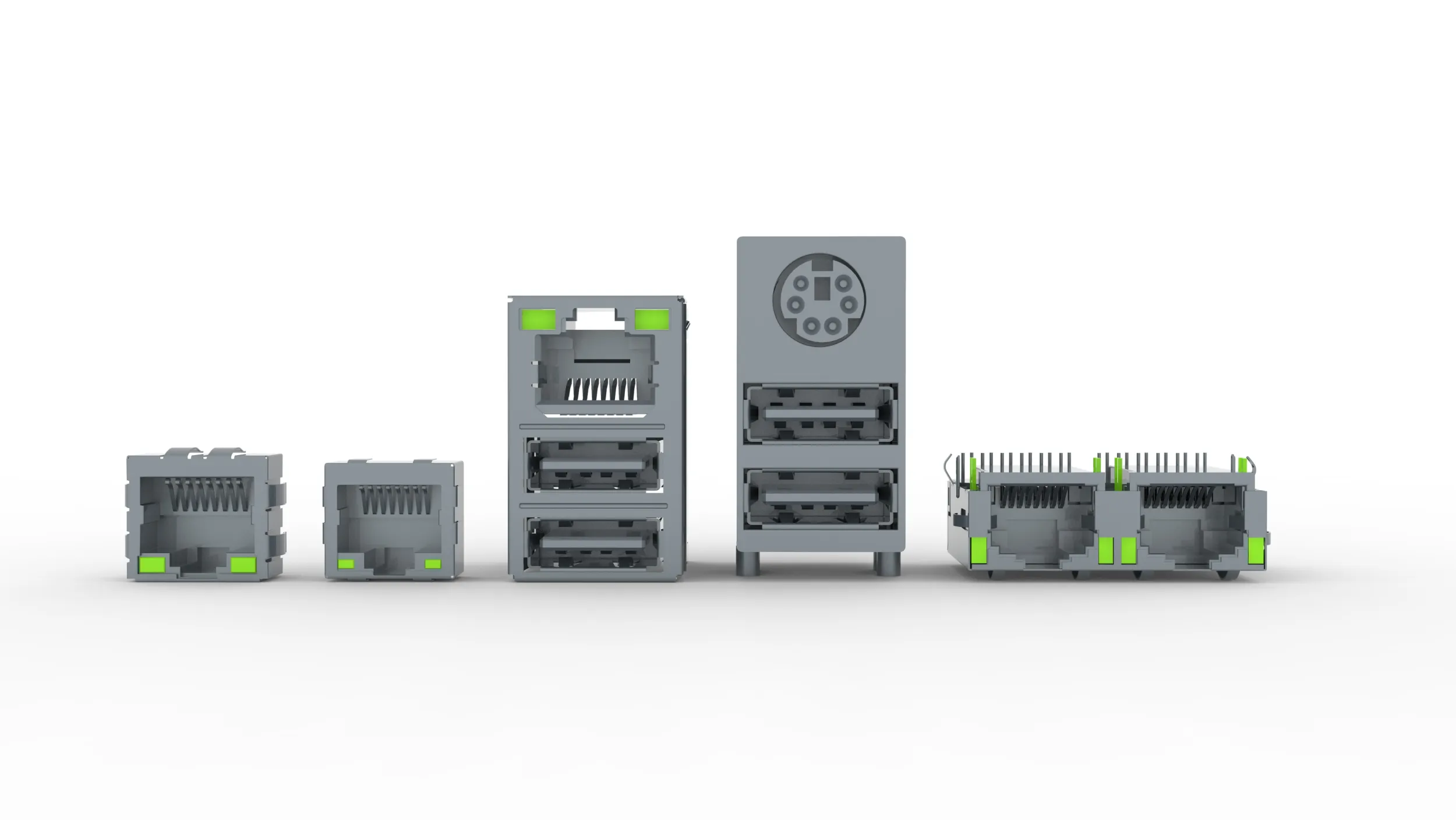 Thernet Connector 3D Model .c4d .max .obj .3ds .fbx .stl .blend 