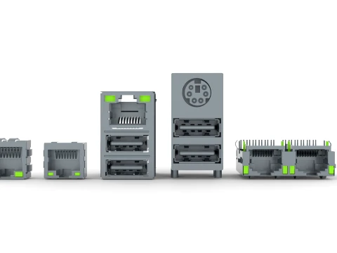Connecteur Ethernet Modèle 3D