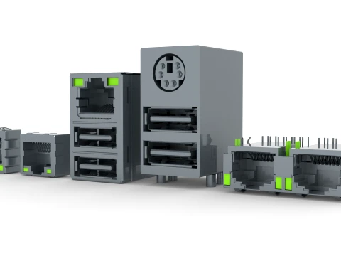 Thernet Connector 3D Model