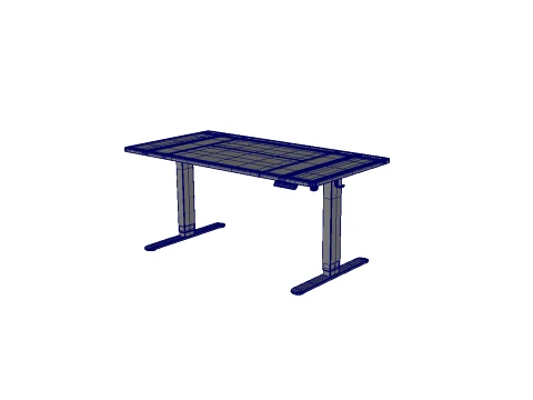 Computer Table 3D Model