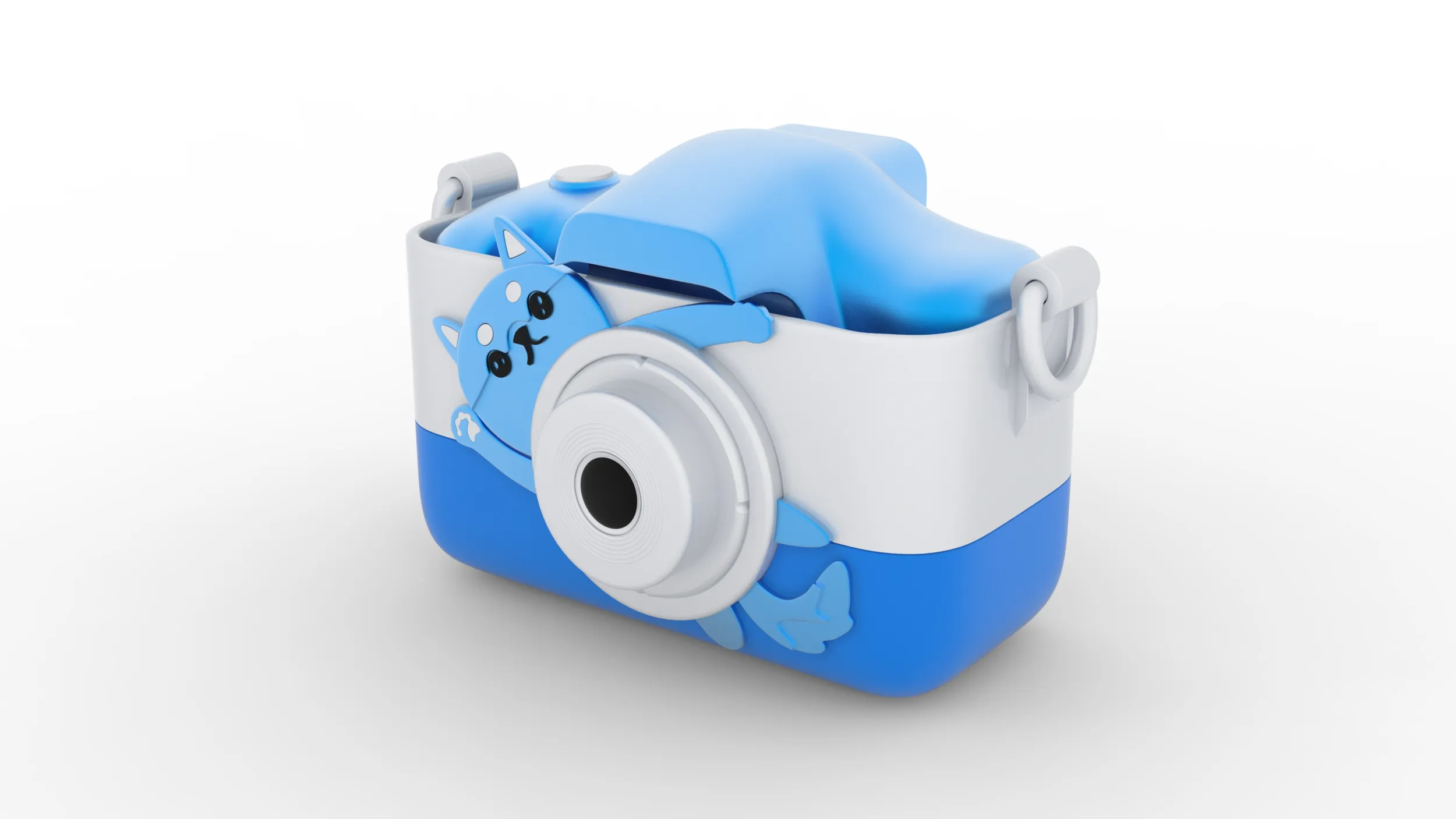 Kids Camera 3D Model .c4d .max .obj .3ds .fbx .stl .blend 