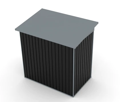 Storage Shed 3D Model