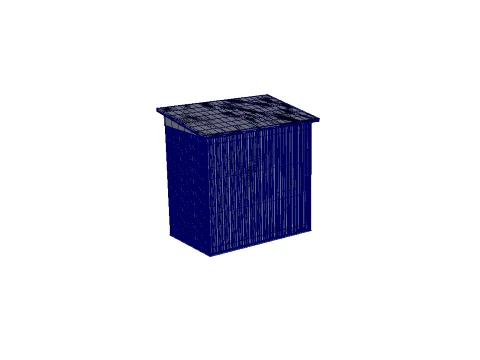 Storage Shed 3D Model