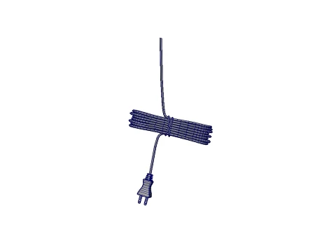 Power Cable 3D Model