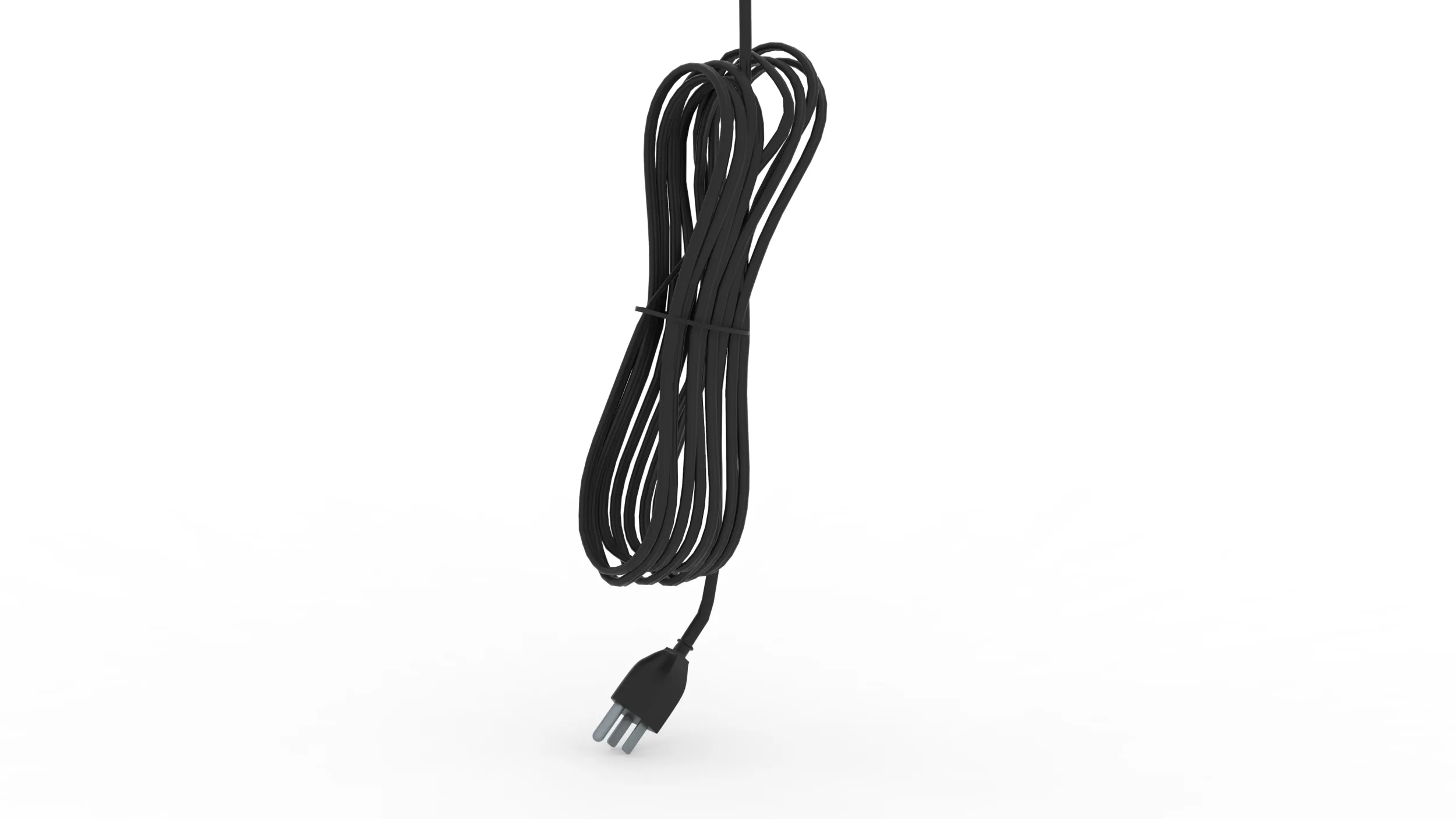 Power Cable 3D Model .c4d .max .obj .3ds .fbx .stl .blend 