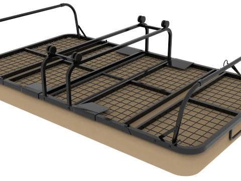 Folding Bed 3D Model