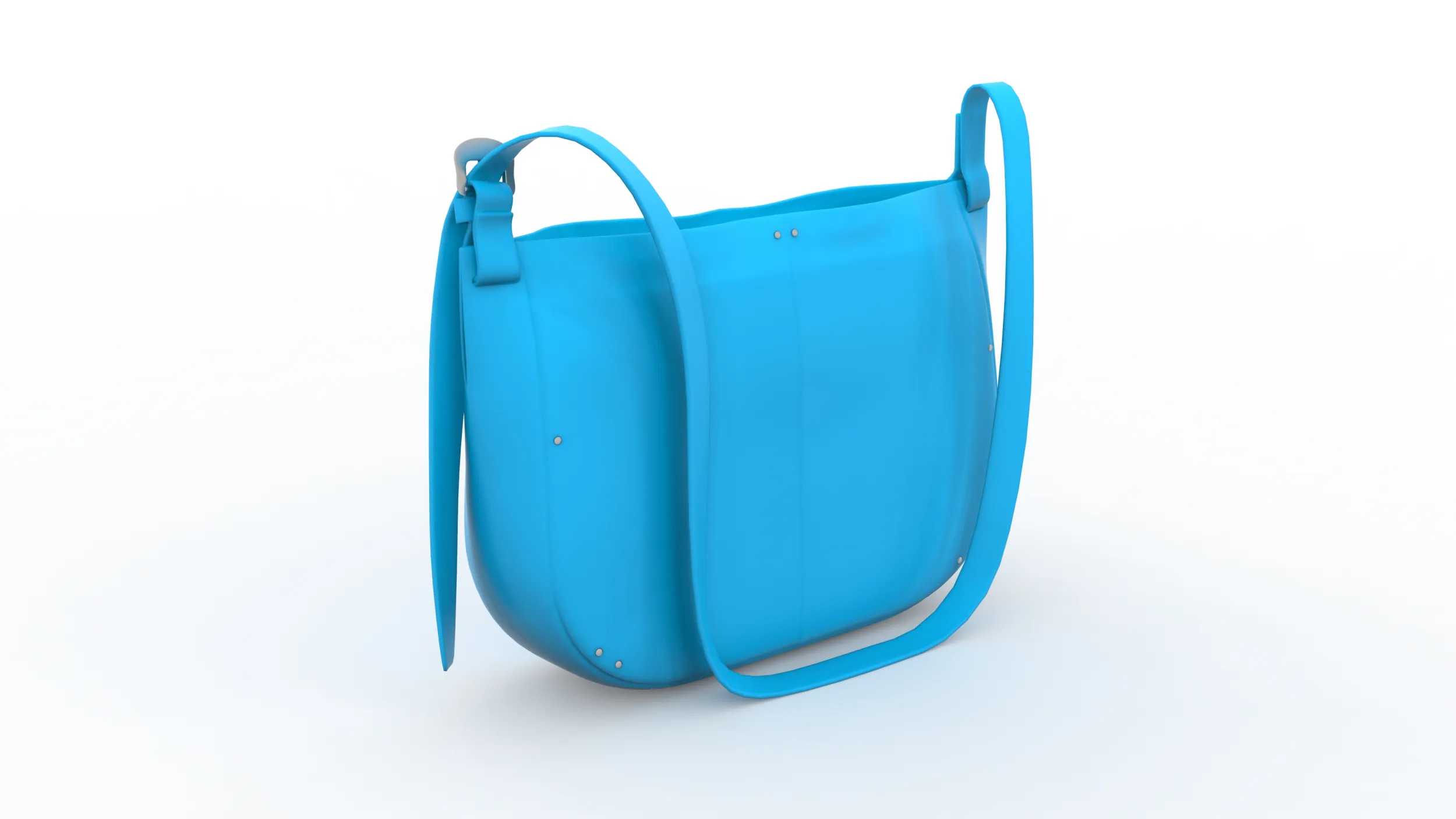 Shoulder Bag 3D Model .c4d .max .obj .3ds .fbx .stl .blend 