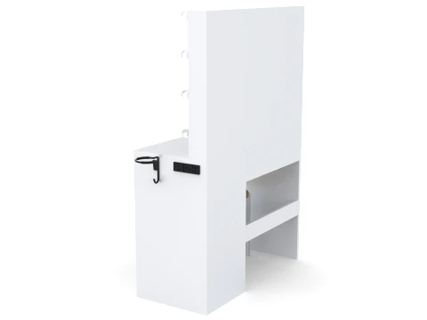 Dressing Table with Mirror 3D Model