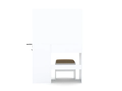 Dressing Table with Mirror 3D Model
