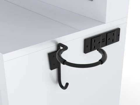 Dressing Table with Mirror 3D Model