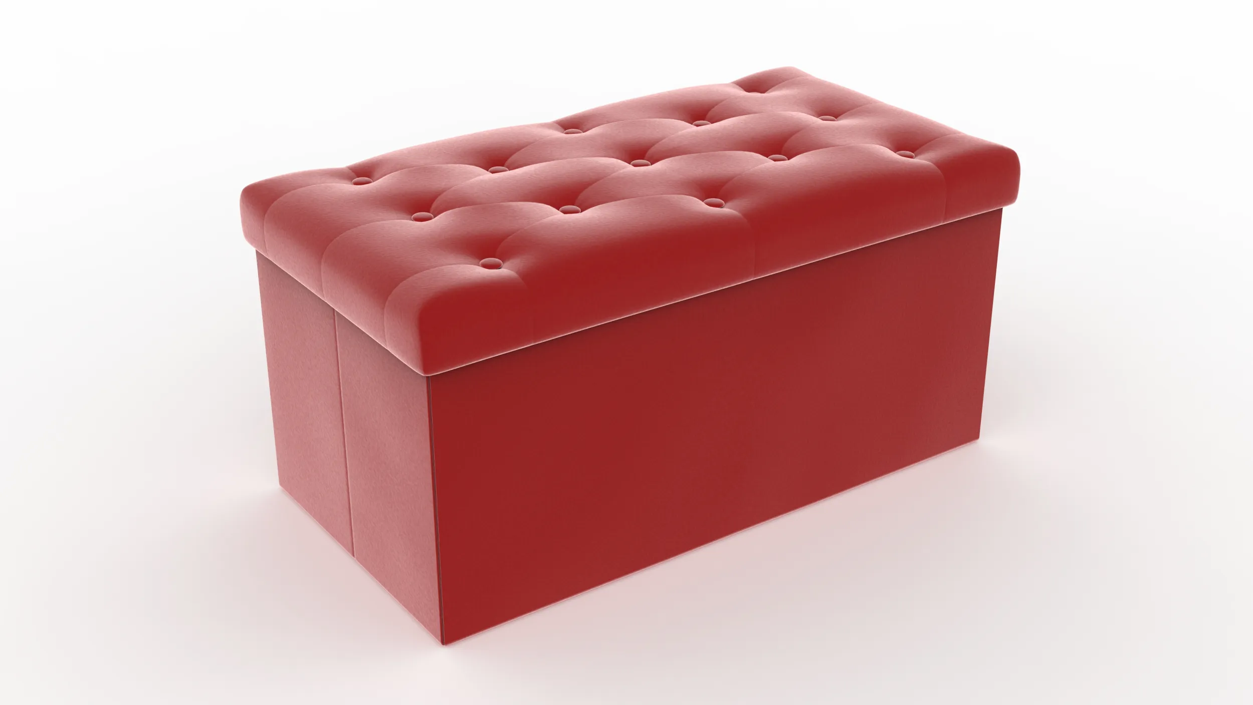 Storage Ottoman 3D Model .c4d .max .obj .3ds .fbx .stl .blend 