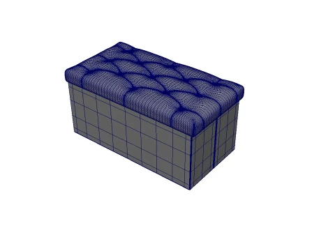 Storage Ottoman 3D Model