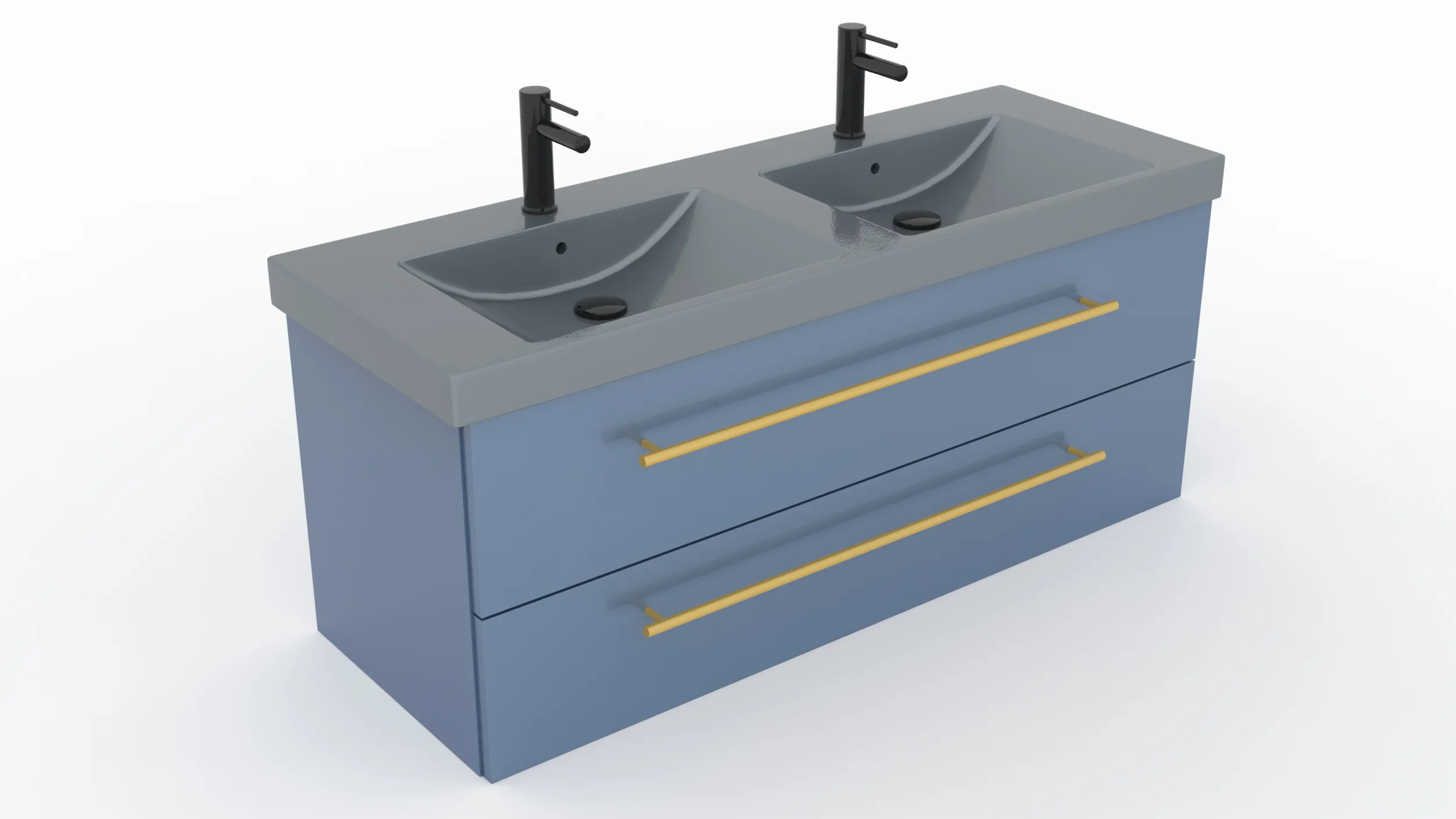 Bathroom Vanities 3D Model .c4d .max .obj .3ds .fbx .stl .blend 