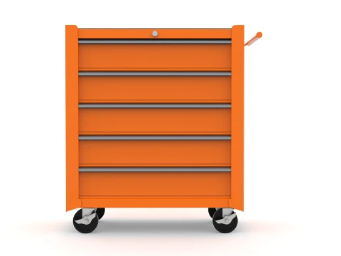 Drawer Steel Tool Cabinet 3D Model