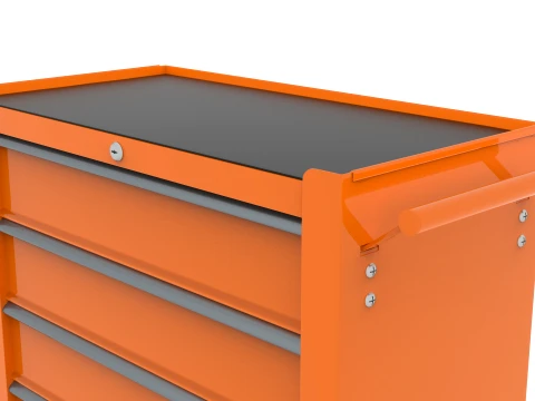 Drawer Steel Tool Cabinet 3D Model