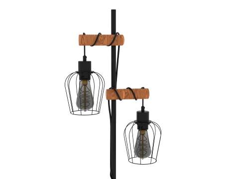 Vintage Floor Lamp 3D Model