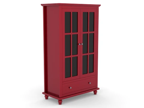 Wooden Cabinet 3D Model